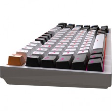 Клавіатура GamePro MK160W Hot-Swap Red Swich RGB USB UA White (MK160W) - Фото