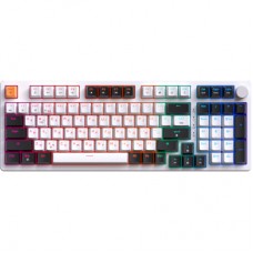 Клавиатура GamePro MK170W Hot-Swap Red Swich RGB USB UA White (MK170W)