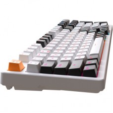 Клавіатура GamePro MK170W Hot-Swap Red Swich RGB USB UA White (MK170W) - Фото