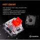 Клавиатура GamePro MK180W Hot-Swap Red Swich RGB USB UA White (MK180W) Клавиатура GamePro MK180W Hot-Swap Red Swich RGB USB UA White (MK180W)