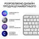 Клавіатура Logitech MX Keys S Wireless UA Pale Grey (920-011588)