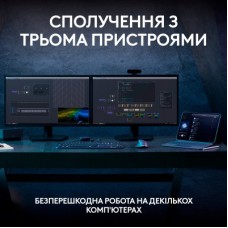 Клавіатура Logitech MX Keys S Wireless UA Graphite (920-011593) - Фото