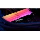 Модуль пам'яті для комп'ютера DDR4 64 GB (2x32GB) 3200 MHz Beast RGB Black Kingston Fury (ex.HyperX)