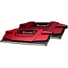 Модуль пам'яті для комп'ютера DDR4 16 GB (2x8GB) 2666 MHz Ripjaws V Red G.Skill (F4-2666C19D-16GVR) Модуль пам'яті для комп'ютера DDR4 16 GB (2x8GB) 2666 MHz Ripjaws V Red G.Skill (F4-2666C19D-16GVR) - Фото
