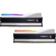 Модуль памяти для компьютера DDR5 32GB (2x16GB) 7200 MHz Trident Z5 RGB Silver G.Skill