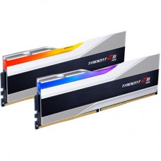 Модуль пам'яті для комп'ютера DDR5 32 GB (2x16GB) 7600 MHz Trident Z5 RGB Silver G.Skill Модуль пам'яті для комп'ютера DDR5 32 GB (2x16GB) 7600 MHz Trident Z5 RGB Silver G.Skill - Фото