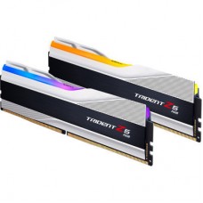 Модуль пам'яті для комп'ютера DDR5 32 GB (2x16GB) 7600 MHz Trident Z5 RGB Silver G.Skill Модуль пам'яті для комп'ютера DDR5 32 GB (2x16GB) 7600 MHz Trident Z5 RGB Silver G.Skill - Фото