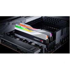 Модуль пам'яті для комп'ютера DDR5 32 GB (2x16GB) 7600 MHz Trident Z5 RGB Silver G.Skill Модуль пам'яті для комп'ютера DDR5 32 GB (2x16GB) 7600 MHz Trident Z5 RGB Silver G.Skill - Фото