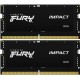 Модуль пам'яті для ноутбука SoDIMM DDR5 32 GB (2x16GB) 5600 MHz Impact Black Kingston Fury (ex.HyperX)