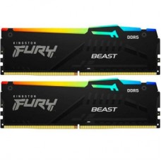 Модуль пам'яті для комп'ютера DDR5 64 GB (2x32GB) 6000 MHz Beast RGB Kingston Fury (ex.HyperX)