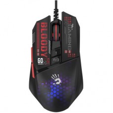 Мышка A4Tech Bloody W60 Max Mini RGB Activated USB Honeycomb (Bloody W60 Max Mini Honeycomb) - Фото
