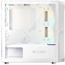 Корпус Logic concept PORTOS MESH+GLASS ARGB fans 3x120mm WHITE (AM-PORTOS-20-0000000-0002) - Фото