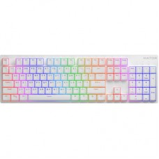 Клавіатура Hator Rockfall 2 Mecha Orange USB White (HTK-711) - Фото