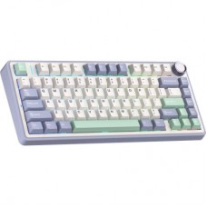 Клавиатура Aula F75 Gasket Greywood V3 switch Hot-Swap PBT Wireless/Bluetooth/USB White (6948391208640) - Фото