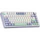 Клавиатура Aula F75 Gasket Greywood V3 switch Hot-Swap PBT Wireless/Bluetooth/USB White (6948391208640) Клавиатура Aula F75 Gasket Greywood V3 switch Hot-Swap PBT Wireless/Bluetooth/USB White (6948391208640)