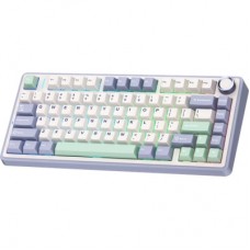 Клавиатура Aula F75 Gasket Greywood V3 switch Hot-Swap PBT Wireless/Bluetooth/USB White (6948391208640) - Фото