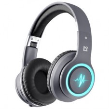 Наушники Defender FreeMotion B571 Bluetooth LED Gray (63571) Наушники Defender FreeMotion B571 Bluetooth LED Gray (63571)