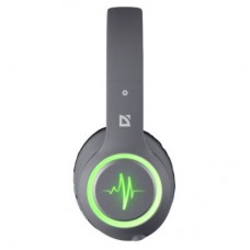 Наушники Defender FreeMotion B571 Bluetooth LED Gray (63571) - Фото