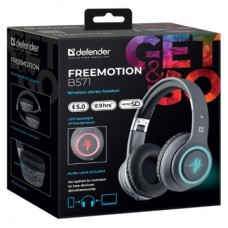 Наушники Defender FreeMotion B571 Bluetooth LED Gray (63571) - Фото