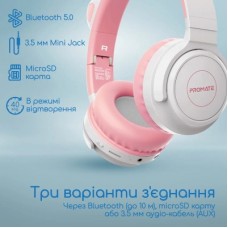 Наушники Promate Panda Bubblegum (panda.bubblegum) - Фото