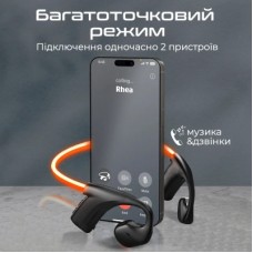 Навушники Promate RippleGlow Black (rippleglow.black) - Фото