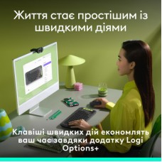 Клавіатура Logitech POP Icon Keys Bluetooth UA Graphite (920-013157) - Фото