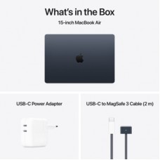 Ноутбук Apple MacBook Air 15 M4 A3241 Midnight (MW1M3UA/A) - Фото