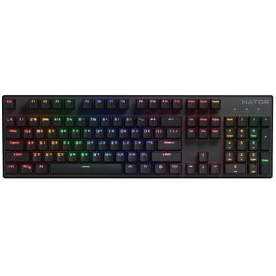 Клавіатура Hator Icefall Mecha Rainbow USB Black (HTK104UA)