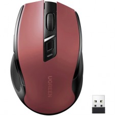 Мышка Ugreen MU006 Ergonomic Wireless Red/Black (25752) - Фото