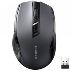 Мышка Ugreen MU006 Ergonomic Wireless Gray/Black (15063) - Фото
