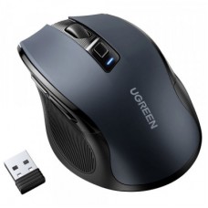 Мышка Ugreen MU006 Ergonomic Wireless Gray/Black (15063) - Фото