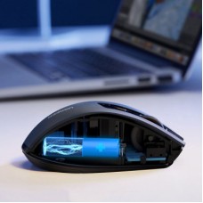 Мышка Ugreen MU006 Ergonomic Wireless Gray/Black (15063) - Фото