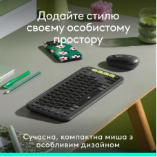 Мышка Logitech POP Mouse With Emoji Bluetooth Graphite (910-007412) - Фото