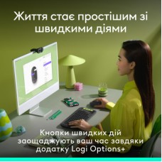 Мышка Logitech POP Mouse With Emoji Bluetooth Graphite (910-007412) - Фото