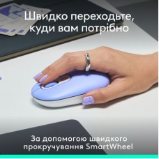 Мишка Logitech POP Mouse With Emoji Bluetooth Lilac (910-007414) - Фото