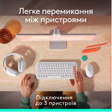 Мишка Logitech POP Mouse With Emoji Bluetooth Lilac (910-007414) - Фото