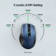 Мышка Ugreen MU006 Ergonomic Wireless Blue (15064)
