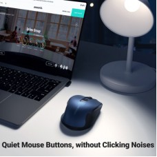 Мышка Ugreen MU006 Ergonomic Wireless Blue (15064) - Фото