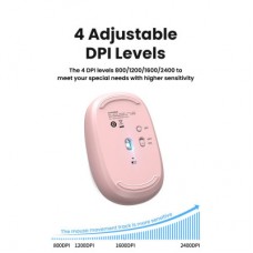 Мышка Ugreen MU105 Wireless Pink (90686) - Фото