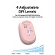 Мышка Ugreen MU105 Wireless Pink (90686)