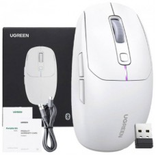 Мышка Ugreen MU103 Wireless/Bluetooth White (15629) - Фото