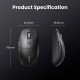 Мышка Ugreen MU103 Wireless/Bluetooth Black (90539)