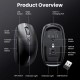 Мышка Ugreen MU103 Wireless/Bluetooth Black (90539)