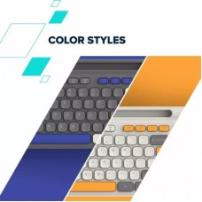 Клавіатура Canyon HKB-W03 Wireless UA Beige (CNS-HKBW03BG) - Фото