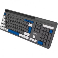 Клавіатура Canyon HKB-W03 Wireless UA Grey (CNS-HKBW03DG) - Фото