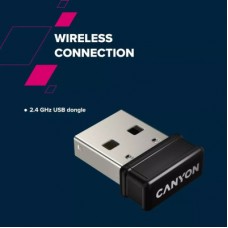 Клавіатура Canyon HKB-W03 Wireless UA Grey (CNS-HKBW03DG) - Фото