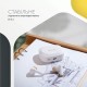 Наушники Canyon Hexagon 7 TWS ANC+ENC Wireless Charge White/Beige (CNS-TWS7WB)