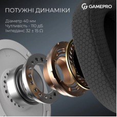 Наушники GamePro Asgard Bragi 7.1 RGB Tri-Mod White (HSW250W) - Фото