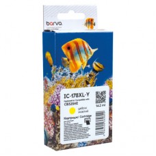 Картридж Barva HP 178XL (CB320HE/CB325HE) 950 c, Yellow (IC-178XL-Y) Картридж Barva HP 178XL (CB320HE/CB325HE) 950 c, Yellow (IC-178XL-Y)