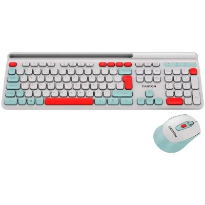 Комплект Canyon HSET-W5 Wireless UA White (CNS-HSETW5WT)
